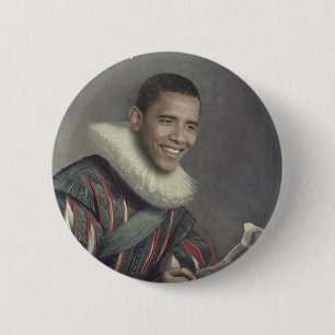 Baroque Obama 2 Inch Round Button