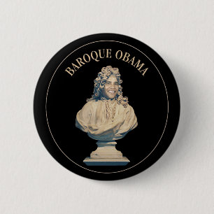 Baroque Obama 2 Inch Round Button