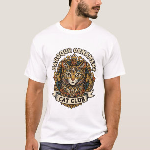 Baroque Ornament Cat Cat Lover Gift - Baroque Orna T-Shirt