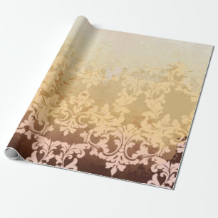 Baroque pattern vintage wrapping paper