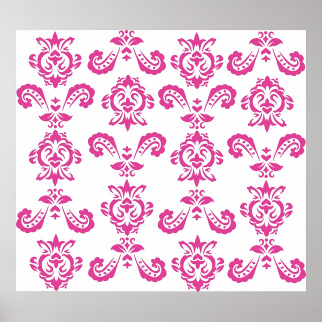 Baroque Pink Print (Front)