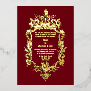 Baroque Rococo 18th Century Dragon Rocaille Border