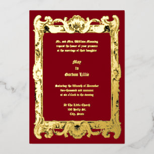 Baroque Rococo Rocaille Frame Wedding