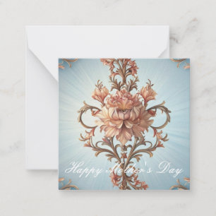 Baroque Rose Card