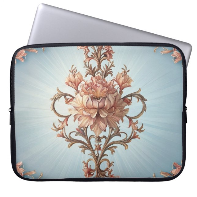 Baroque Rose  Electronics Bag (Front)