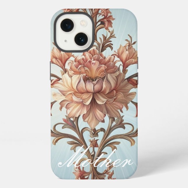 Baroque Rose  iPhone Case (Back)