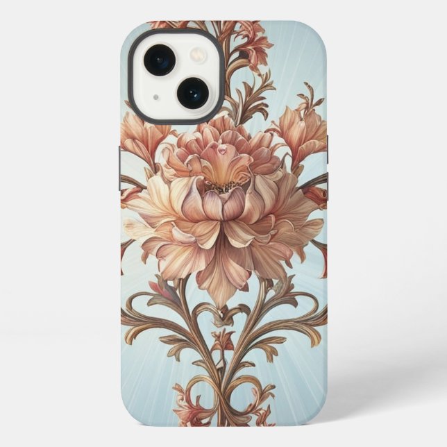Baroque Rose  iPhone Case (Back)