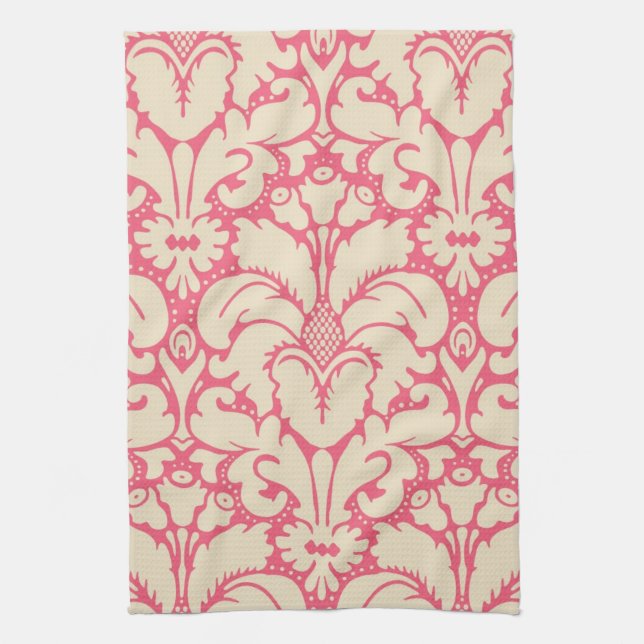 Baroque style damask background 2 kitchen towel (Vertical)