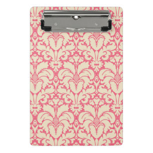 Baroque style damask background 2 mini clipboard