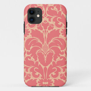 Baroque style damask background iPhone 11 case