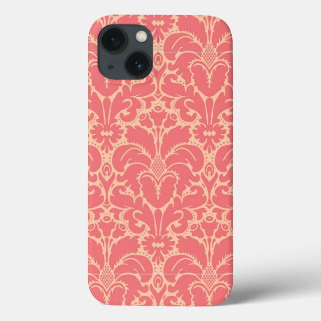 Baroque style damask background Case-Mate iPhone case (Back)