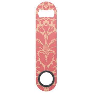 Baroque style damask background speed bottle opener