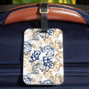 Baroque-Style Retro Classic Pattern Luggage Tag