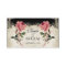 Baroque Style Vintage Rose Black Table Number Card