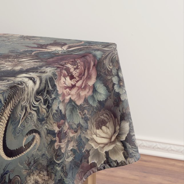 Baroque the Beast – Gothic Large Pattern Tablecloth (In Situ)