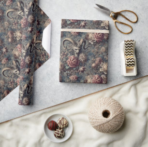 Baroque the Beast – Gothic Victorian Wrapping Paper