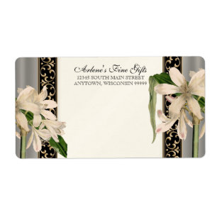 Baroque Vintage Lily Gold Formal Matching Address