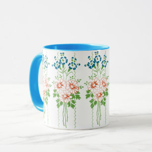 Baroque Wallpaper Flower bouquet Mug