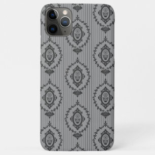 Baroque Wallpaper Grey iPhone 11 Pro Max Case