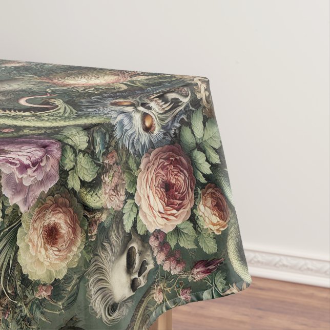 Baroquing Boundaries – Gothic Large Pattern Tablecloth (In Situ)