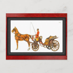 Barouche, Britain Postcard
