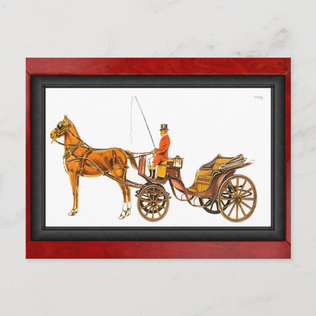 Barouche, Britain Postcard (Front)