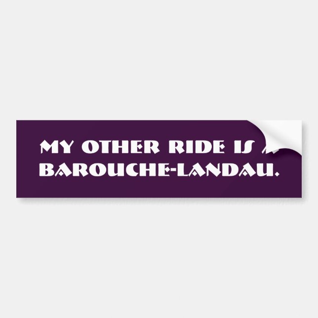 Barouche sticker (Front)