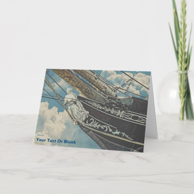 Barque Elissa Figurehead Card (Front)