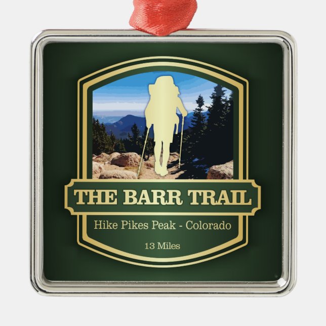 Barr Trail (B1) Metal Ornament (Front)
