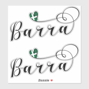 Barra Heart Flag, Barraigh, Outer Hebrides