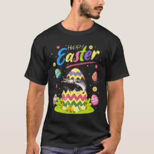 Barracuda Fish   Easter Egg Barracuda Happy Easter T-Shirt