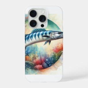 Barracuda in Vibrant Waters 130624AREF119 - Waterc iPhone 15 Pro Case