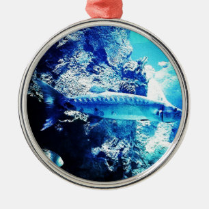 Barracuda Metal Ornament