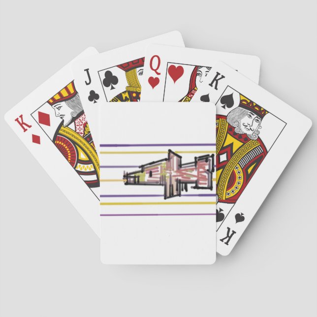 Barracuda summer joy playing cards (Back)