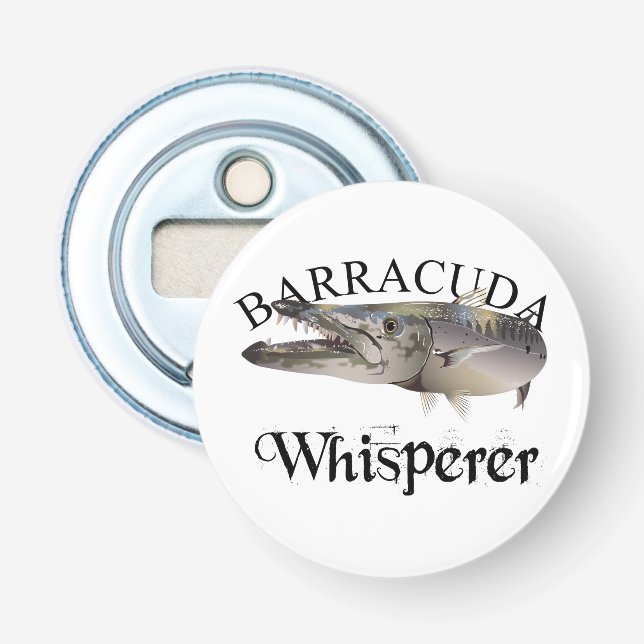 Barracuda Whisperer Light Coloured Bottle Opener (Front)