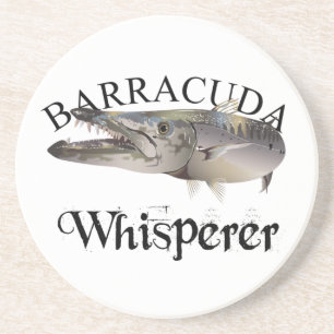 Barracuda Whisperer Light Coloured Coaster