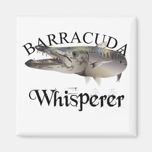 Barracuda Whisperer Light Coloured Magnet (Front)