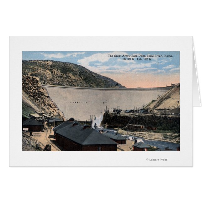 Barrage de Boise River et Great Arrow Rock (Devant horizontal)
