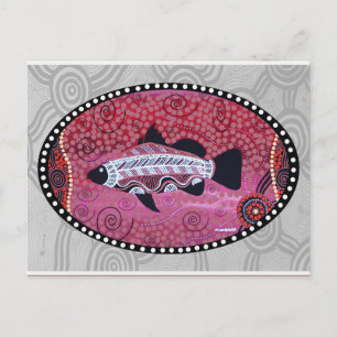 Barramundi Red Dreaming Postcard