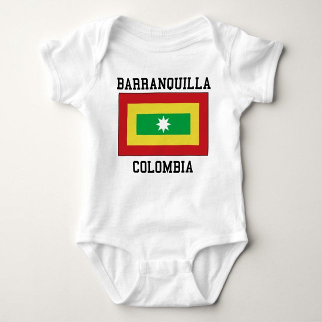 Barranquilla, Colombia Baby Bodysuit (Front)