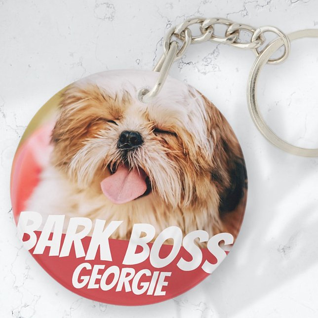 Barre Boss Animal Chien Photo Cool moderne Simple (Créateur téléchargé)