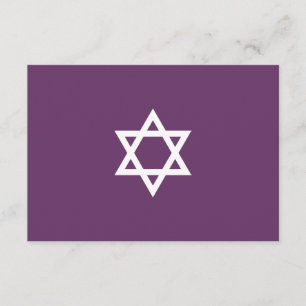 Barre brillante d'étoile Mitzvah RSVP dans le