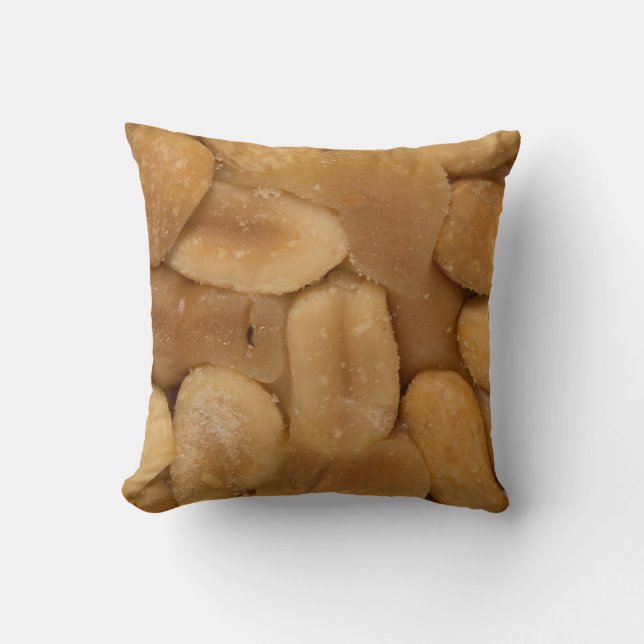 Barre de bonbon d'arachide lancer oreiller (Recto)