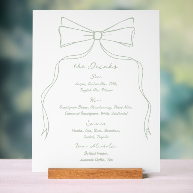 Barre de Mariage blanche et verte de la flèche à m (Neutre)
