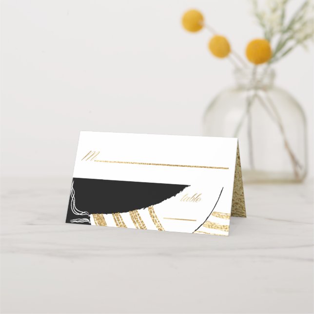 Barre et Bat mitzvah Elegant Gold Tallit Cartes de (Devant)