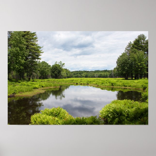Barre Falls Dam - Hubbardston, MA Poster (Front)
