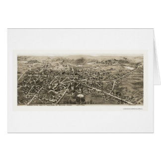 Barre, MA Panoramic Map - 1870s