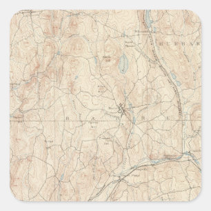 Barre, Massachusetts Square Sticker