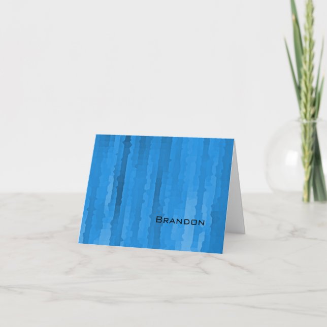 Barre Mitzvah Blue Techno Streaks (Devant)