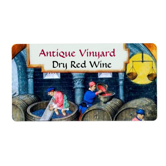 BARREAUX DE VIN ROUGE VIGNE VIERGE (Devant)